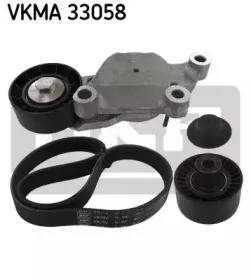 VKMA 33058 SKF Поликлиновой ременный комплект